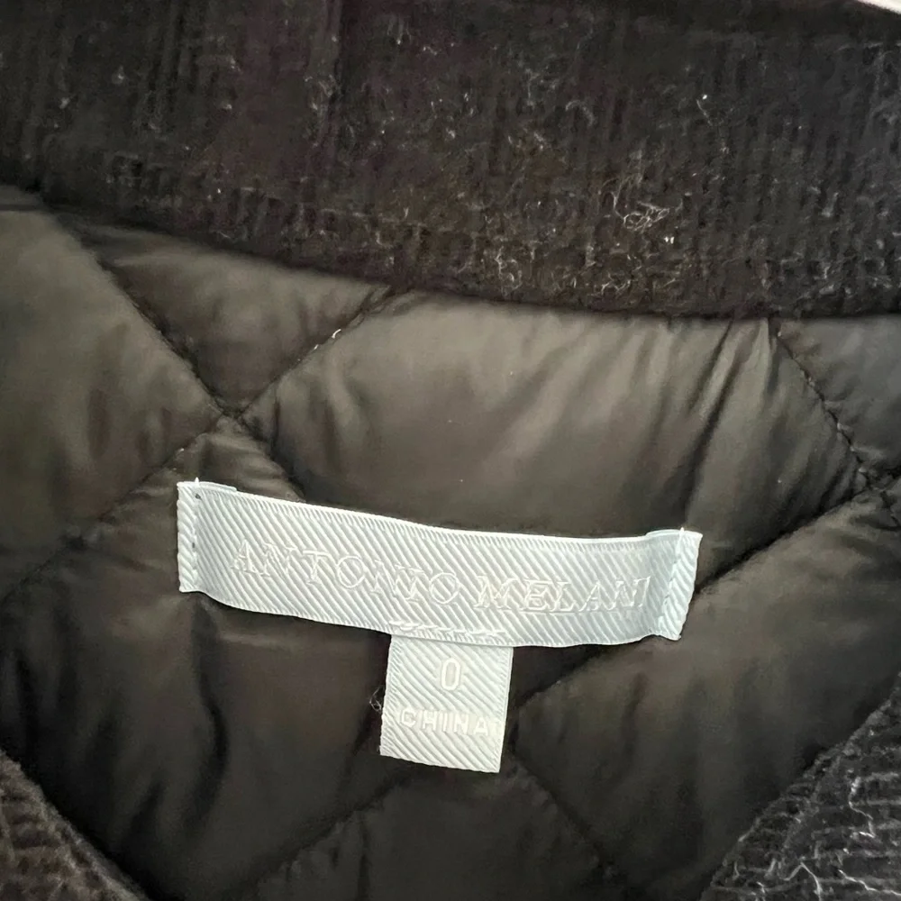 Antonio Melani Claudia Quilted Puffer Jacket Black Lightweight Size 0 - Picture 5 of 5